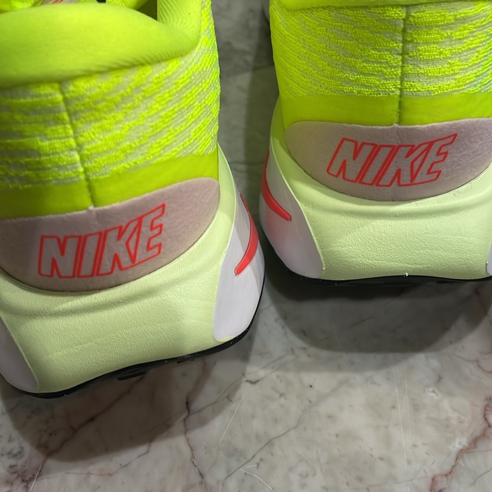 Nike Women's Sneakers in Neon Yellow and White - Picture 3 of 9